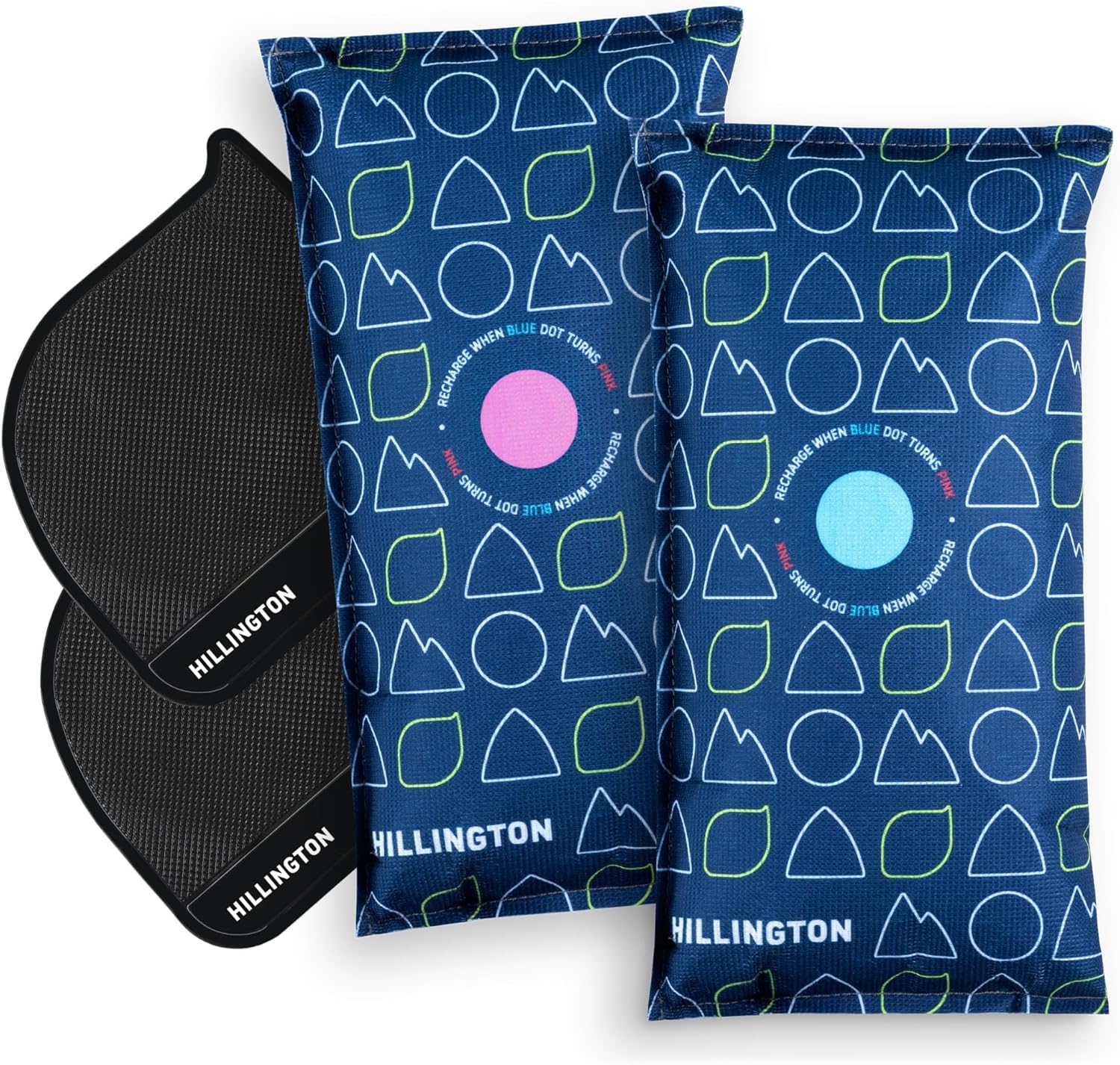 Hillington 1kg reusable car dehumidifier bag 2-pack